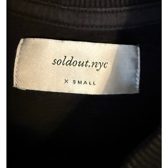 Sold Out NYC The Just Enough Puff Sweatshirt XS - Picture 5 of 10